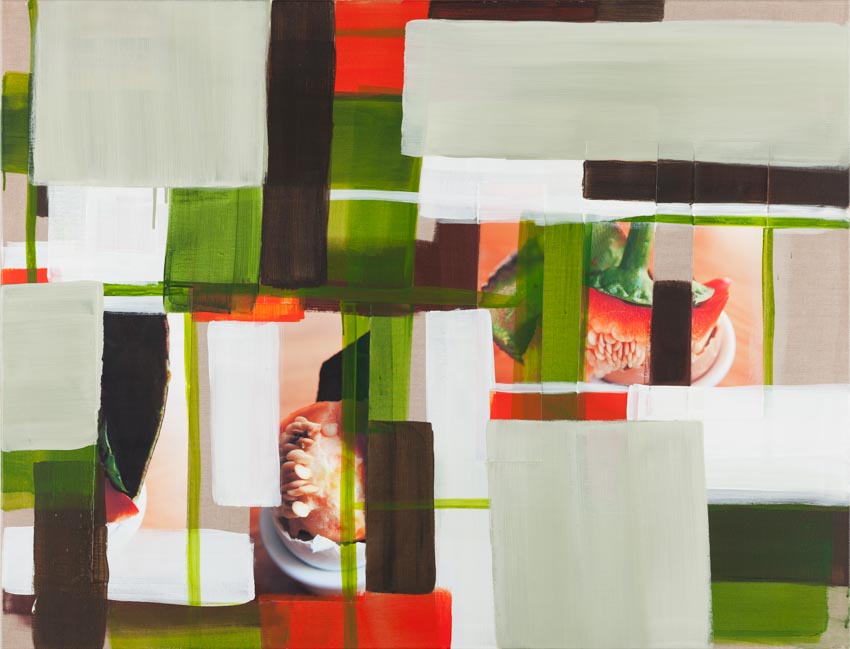 Monika Humm  Eyecatcher 7, 2017,  MT/LW, 100x130x3cm