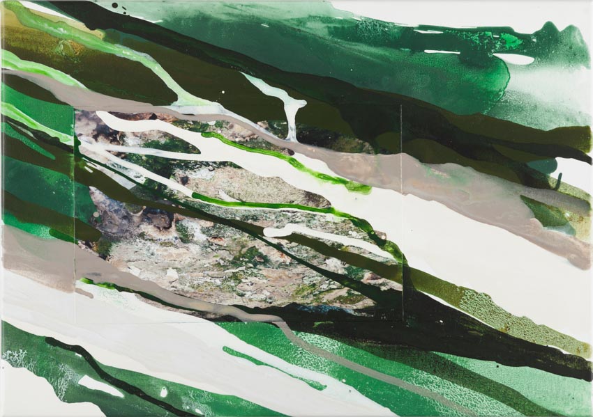 Monika Humm  Volcanism 24, 2018, MT/LW, 60x85x2cm