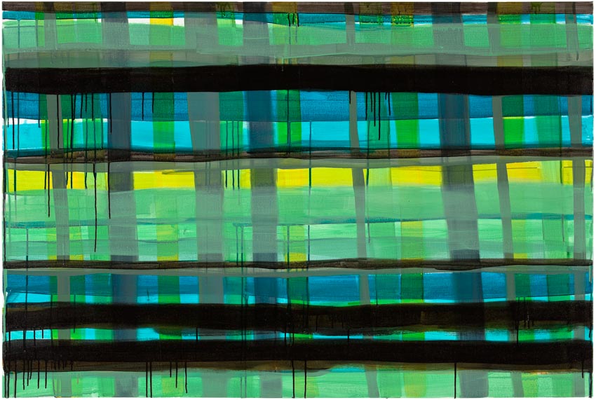 Monika Humm Primavera 6, 2016, Acrylmalerei auf Leinwand, 100x150x2cm