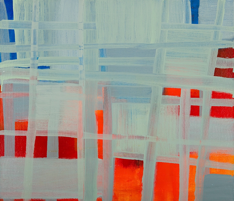 Monika Humm Transition-Hongkong 13, 2011, Acrylmalerei auf Leinwand, 60x70x2cm