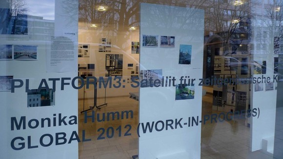 Monika Humm global 2012 - work in progress  Finissage 28.11.2012 Foto: Patrick Hübner