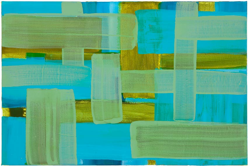 Monika Humm Transition 26, 2015, Acrylmalerei auf Leinwand, 40x60x3cm