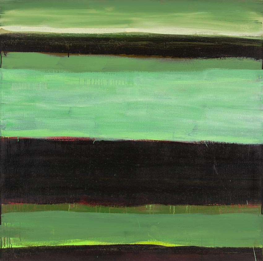 Monika Humm Indian Summer 11, 2006, Ölmalerei auf Leinwand, 120x120x2cm