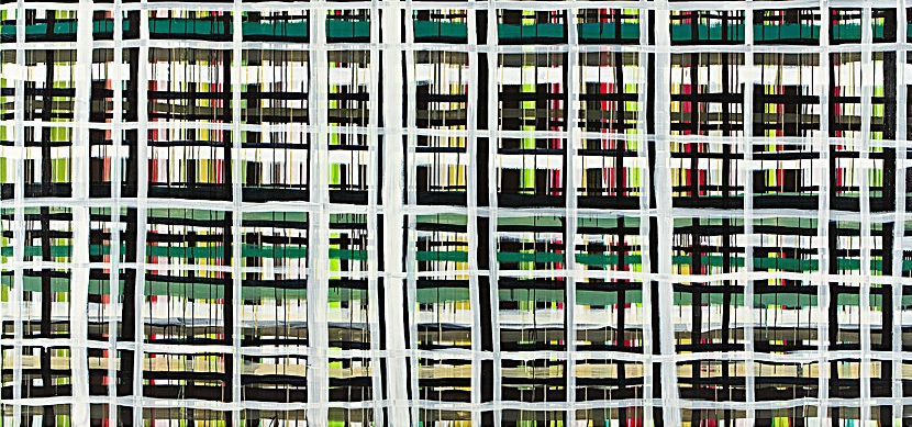 Monika Humm Transition 3, 2011, Acrylmalerei auf Leinwand, 195x415x5cm