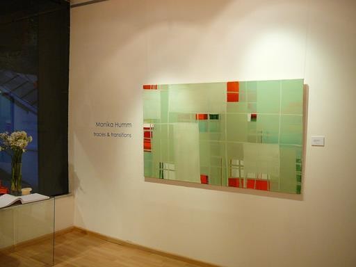 Ausstellungsansicht: monika Humm traces & transitions