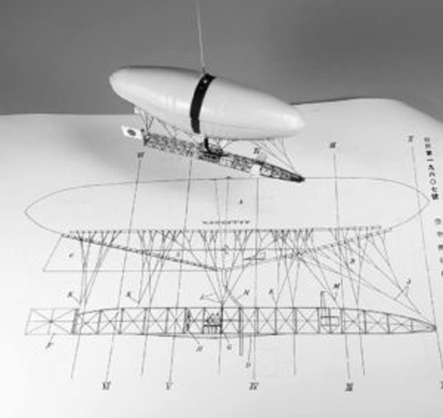 山田式飛行船の特許図面