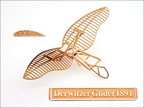 エアロベース（aerobase）[L002] リリエンタールのデルヴィッツ型グライダー1891年式