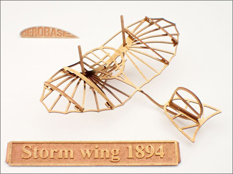 エアロベース（aerobase）[L006] リリエンタールの強風型グライダー 1894年式