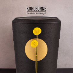 Kohleurne: 100% biologisch abbaubar