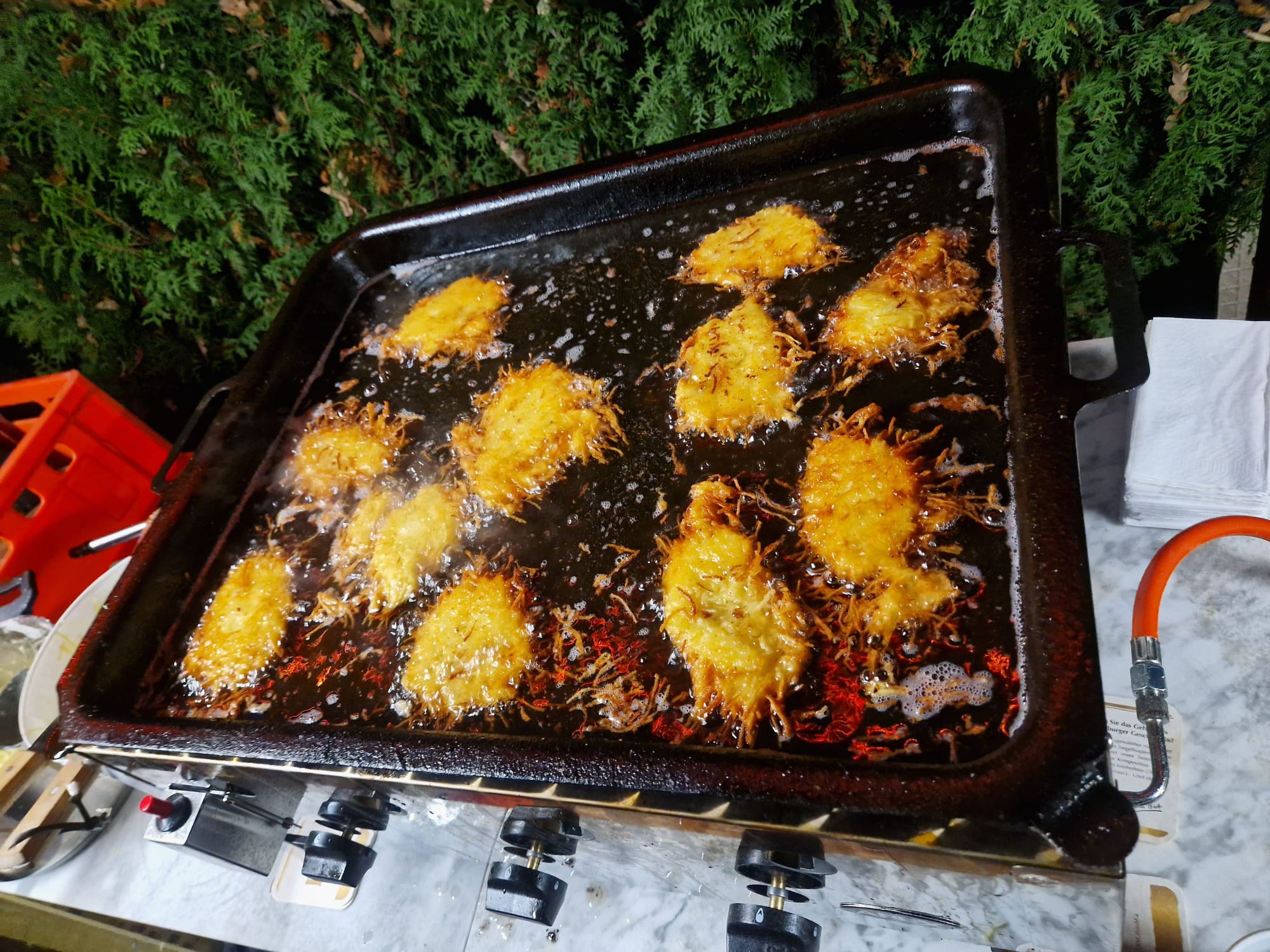 Reibekuchen und Glühwein