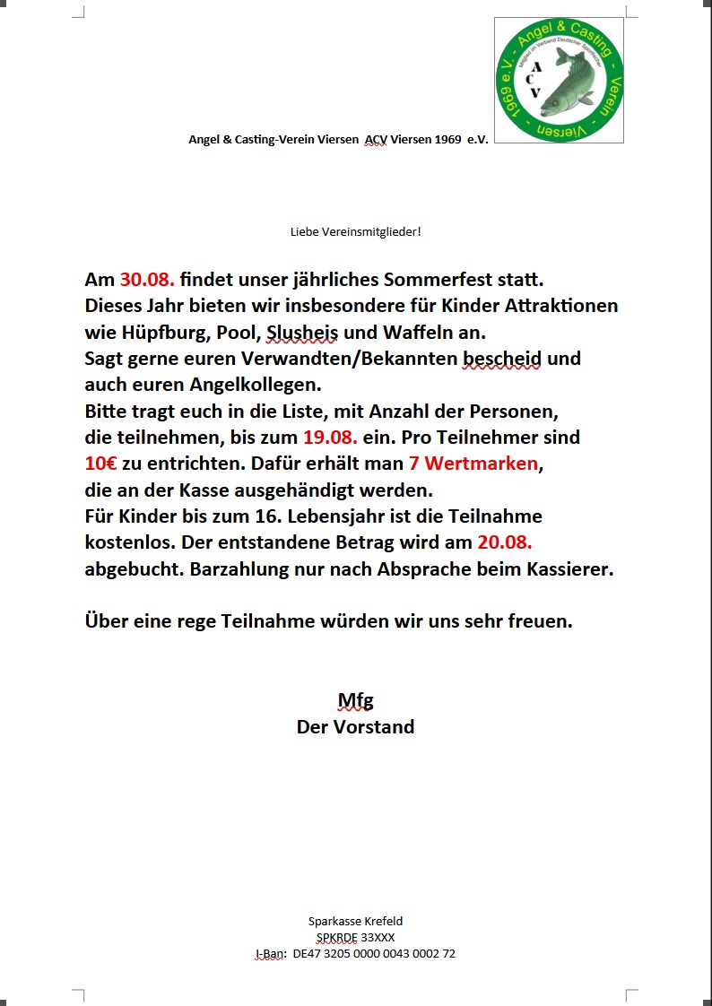 Sommerfest 2025