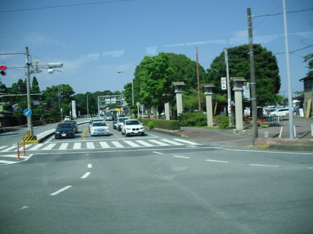 バスにて外宮から内宮へ