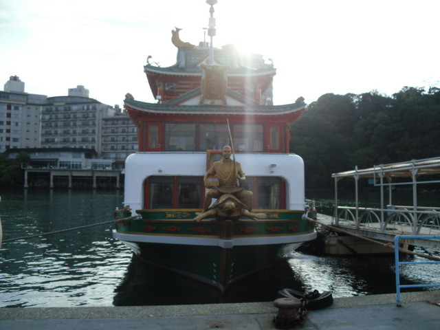 鳥羽・遊覧船からの景色・浦島太郎船