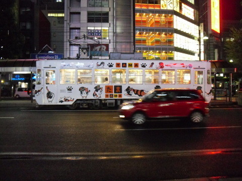 岡山駅前の夜景4