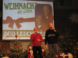 Weihnacht der Stars  Duo Leuchtfeuer mit meinem Titel „Ein altmodisches Weihnachtsfest“