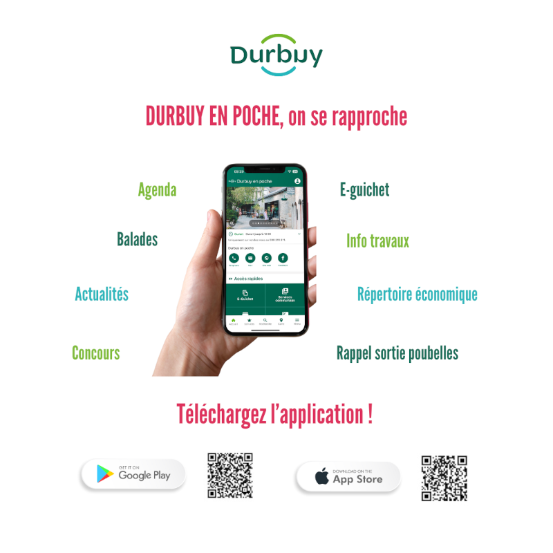 Durbuy en Poche | Une application mobile dédiée à Durbuy et à son actualité !