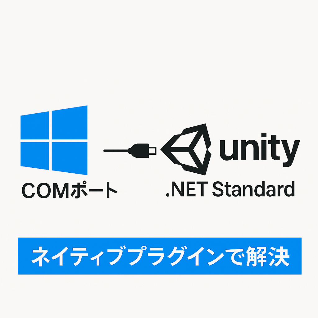 Unity (.NET Standard) プロジェクトでのWindows向けシリアルポートアクセス用ネイティブプラグインの開発