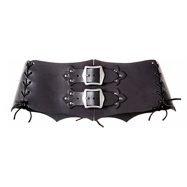 Markt-Mittelalter Mieder-Gürtel Geschnürt Aus Leder Braun
