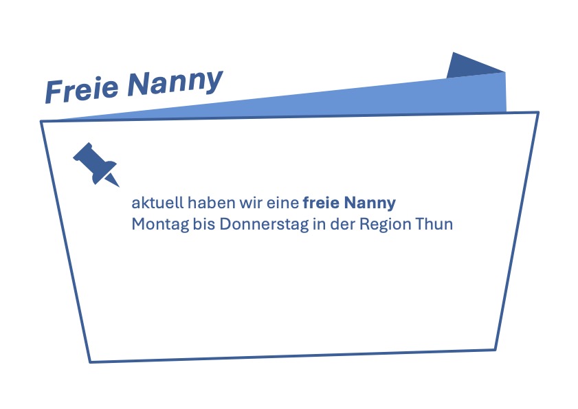 Nanny für Familien im Berner Oberland