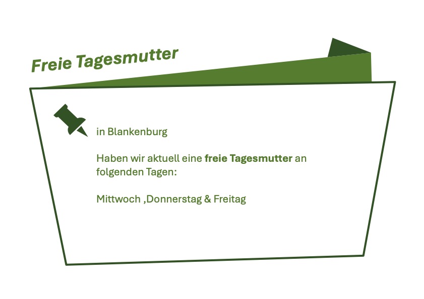 Tagesfamilie - Tagesmutter in Blankenburg