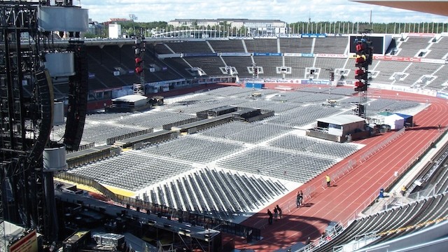 Rolling Stones Helsinki Turf Protection Portafloor / Picture: EPS