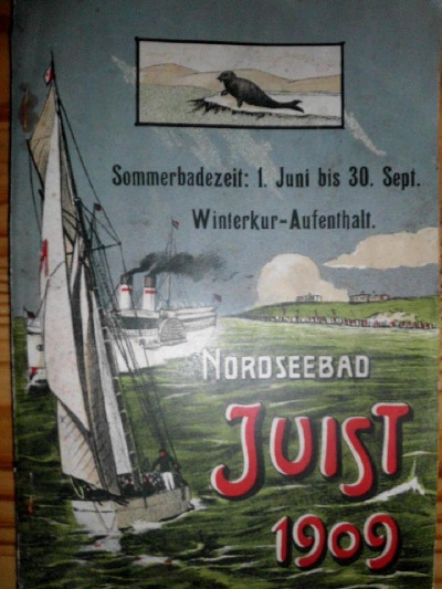 Inselprospekt aus dem Jahr 1909