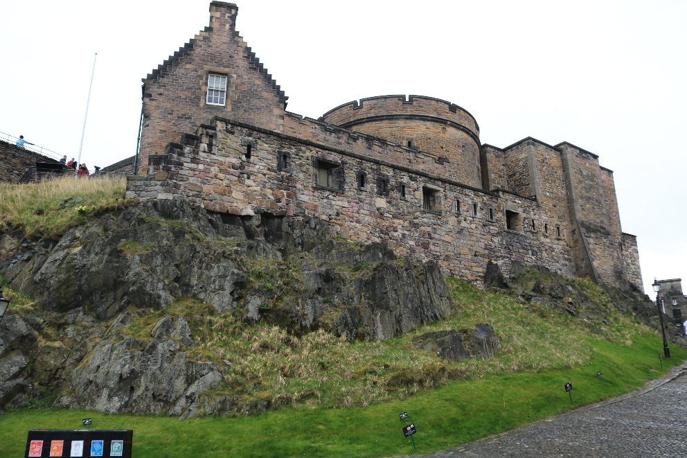 A part of Edinburgh Castle