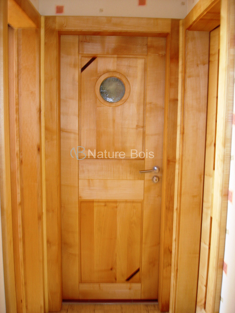 porte menuiserie nature bois