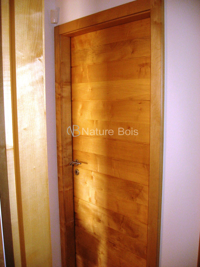 porte menuiserie nature bois