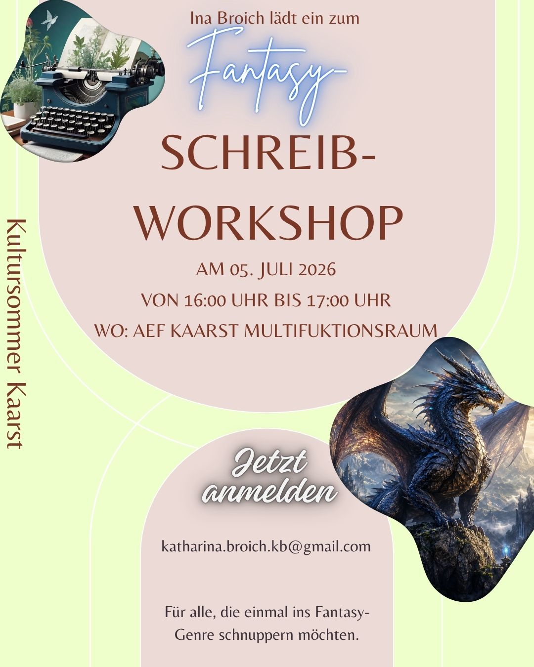 Kostenloser Fantasy-Workshop