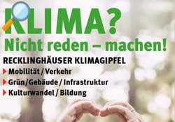 Flyer - Klimagipfel Recklinghausen - Lokale Agenda 21 Recklinghausen