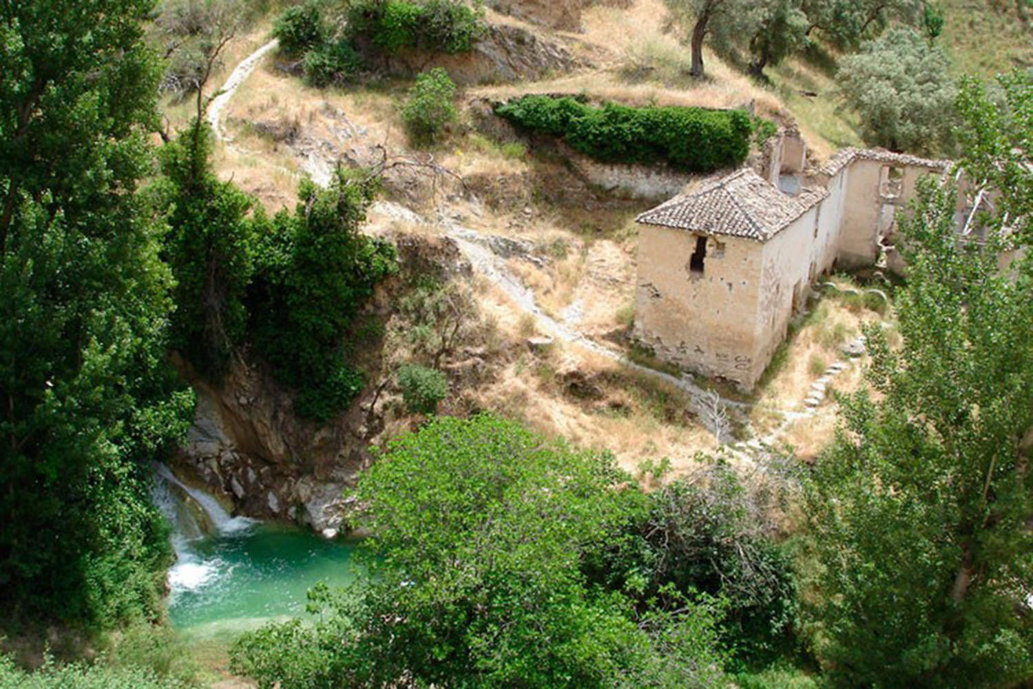 The nearby waterfalls (50m)