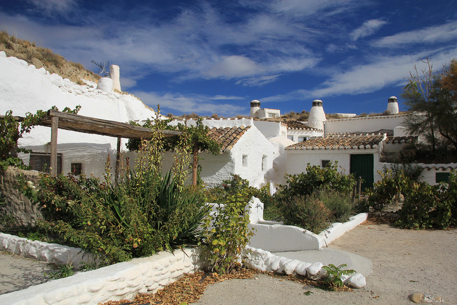 The cave houses