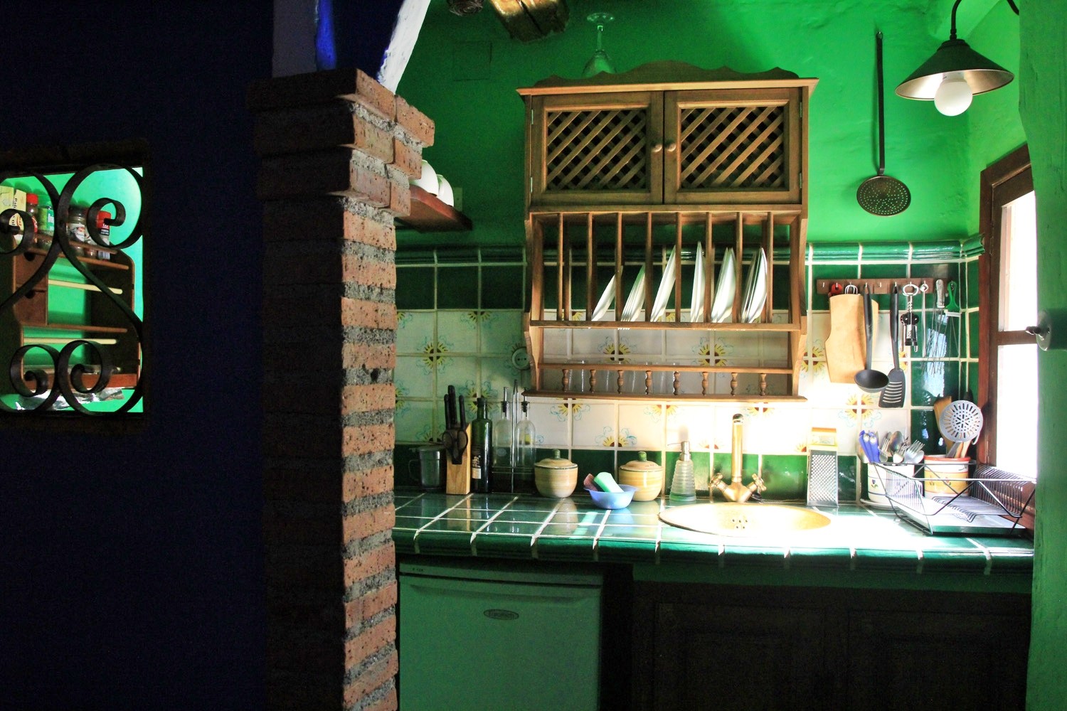 View to the kitchen