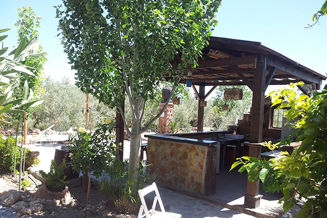 The bar in the garden