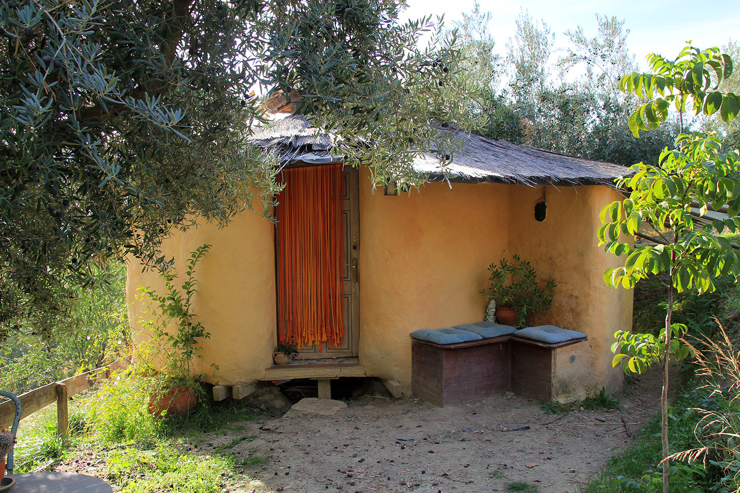 Front view of the cabin