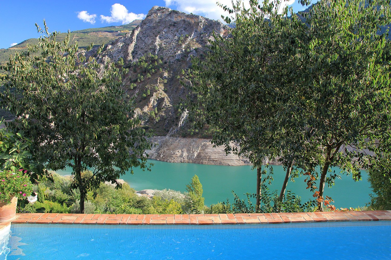 View from the swimming pool