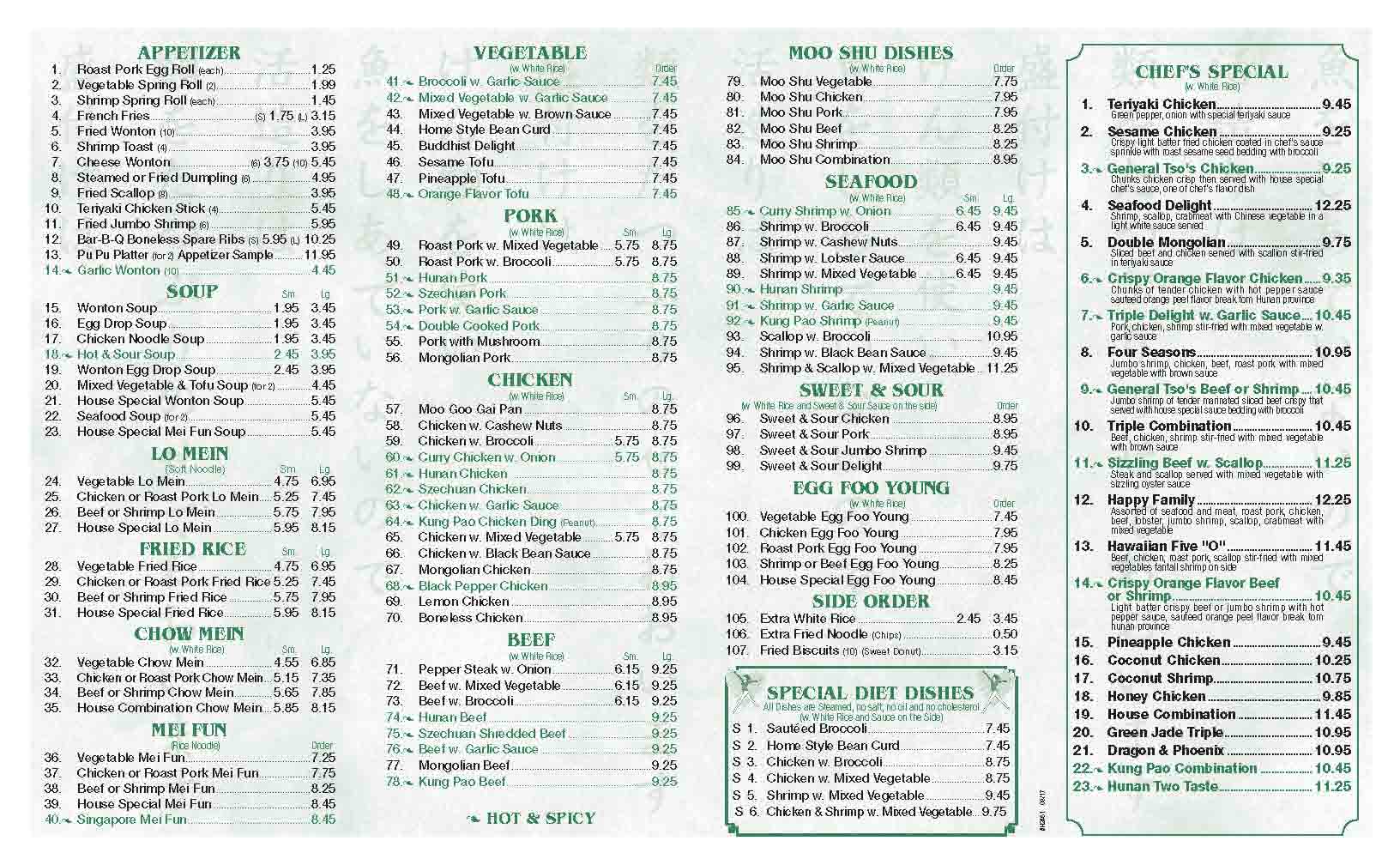 HARMONY MENU harmony333