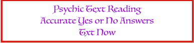 Psychic Txt Reading instant