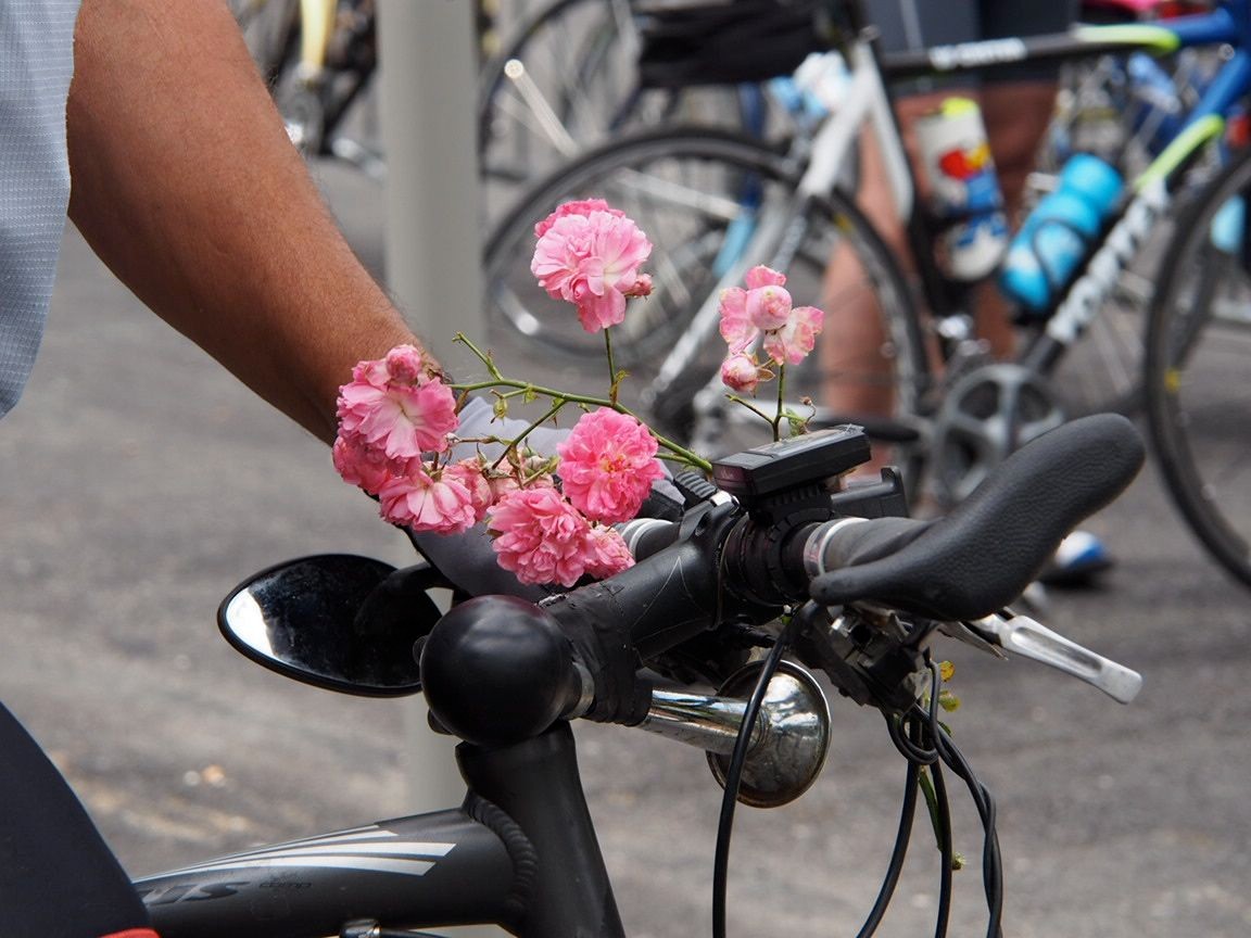 cyclo à fleurs