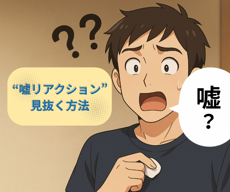 快感の“嘘リアクション”を見抜く方法