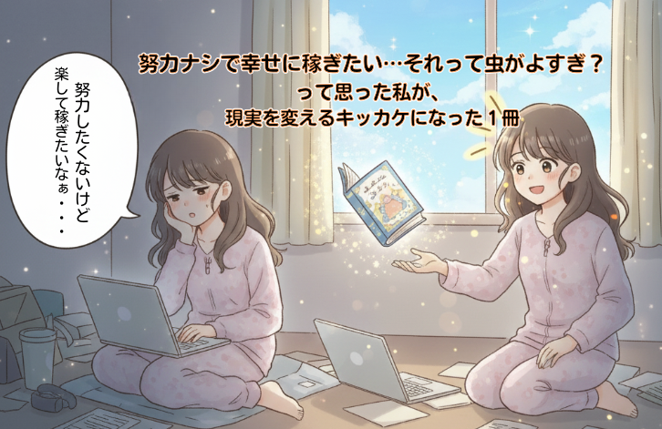 『努力ナシで幸せに稼ぎたい…それって虫がよすぎ？』って思った私が、現実を変えるキッカケになった１冊