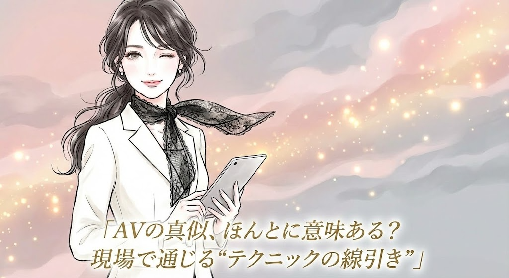 AVの真似、ほんとに意味ある？現場で通じる“テクニックの線引き