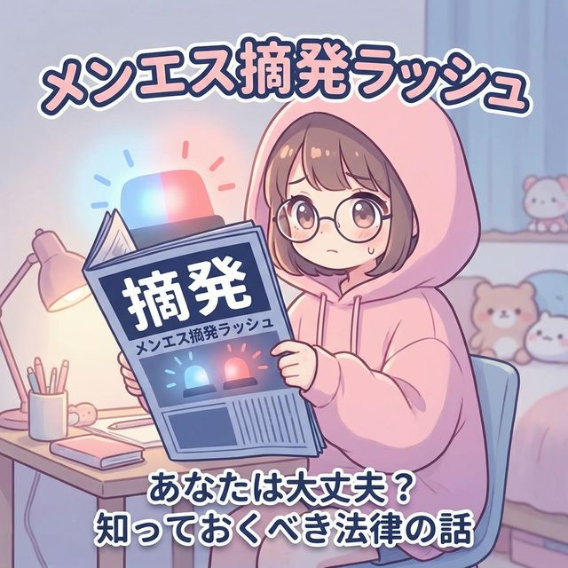 メンエス摘発ラッシュの真実──"知らなかった"では済まされない、あなたを守るための法律知識