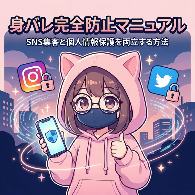 夜職女子の「身バレ」防止マニュアル──SNS集客と個人情報保護を両立する7つの鉄則