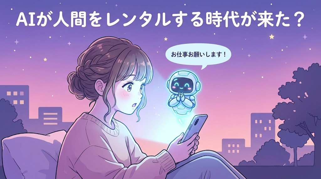 AIが人間を「レンタル」する時代が来た？話題のRentAHuman.aiを調べてみた