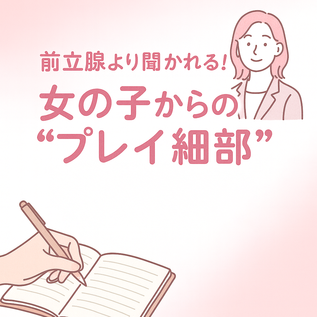 「前立腺開発」よりも実は聞かれる！？プレイ中の“細かいテクニック”に女の子が答えていること