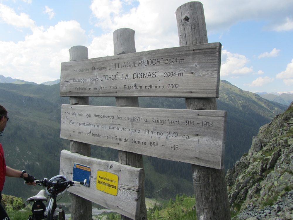 Am Übergang Tilliacher Joch