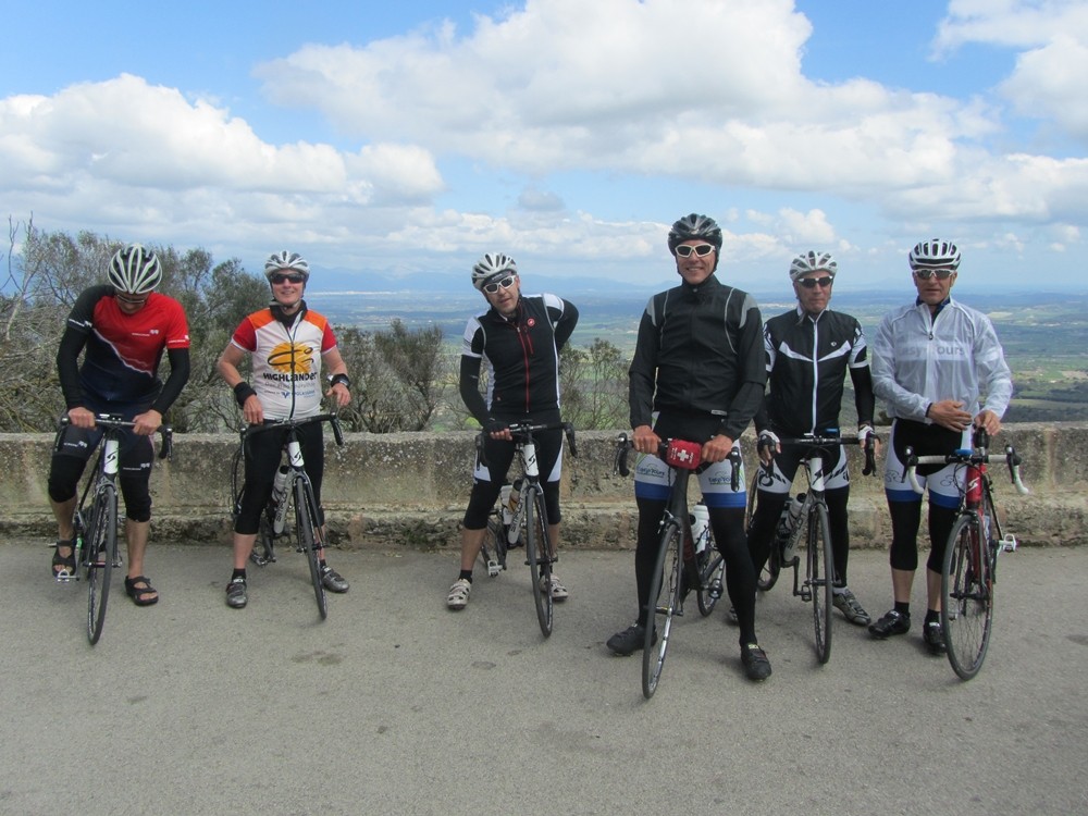 Auf dem Randa: Andi, Marlene, Alfredo, Michael, Burkhard, Dirk