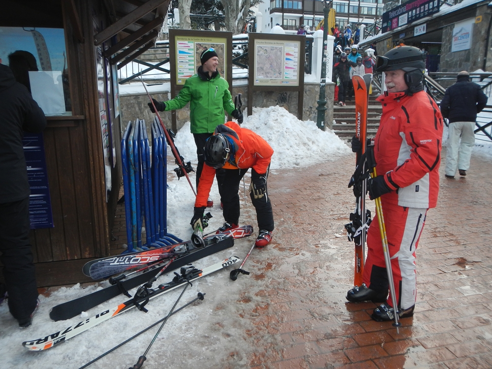 Ski aufnehmen bei Luis Sanchez